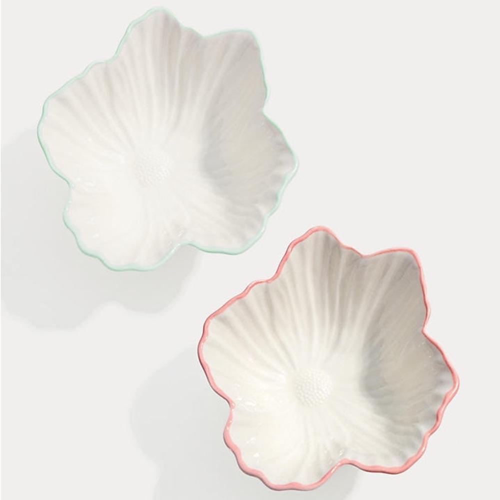 🆕 Lilly Pulitzer ceramic floral nesting dish set